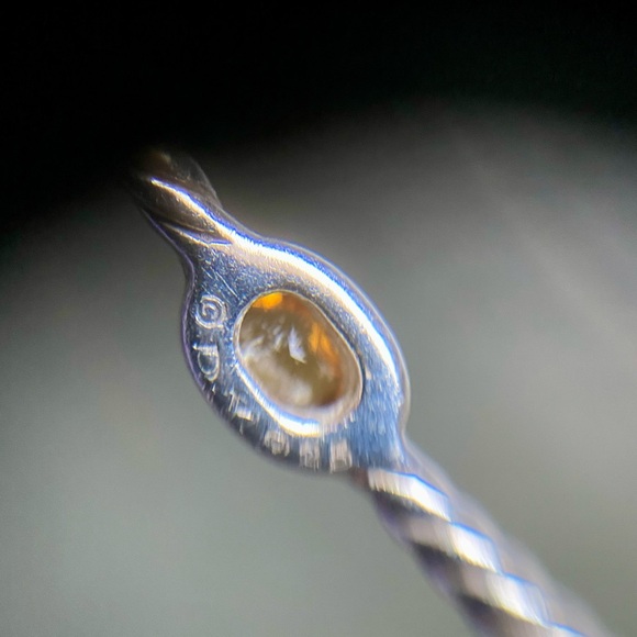 David Yurman bangle set with Citrine stones - Picture 10 of 12